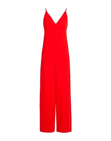 OTTOD'AME Tute e Salopette Rosso 100% Poliestere, Viscosa