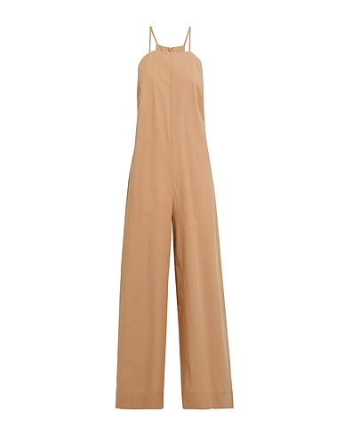 OTTOD'AME Tute e Salopette Cammello 100% Cotone