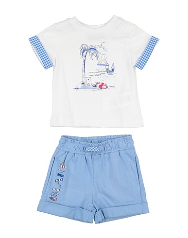 MONNALISA Baby co-ord White 100% Cotton