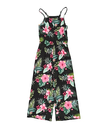 MONNALISA Kids’ jumpsuit Black 97% Polyester, 3% Elastane