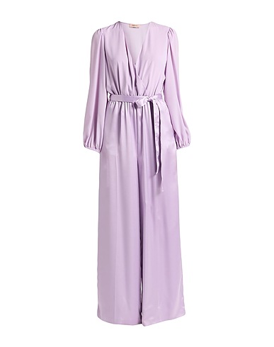 TWINSET Jumpsuits and Dungarees Lilac 100% Polyester