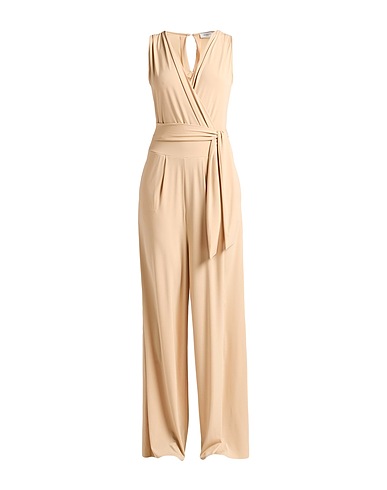 MARKUP Jumpsuits and Dungarees Beige 96% Polyester, 4% Elastane