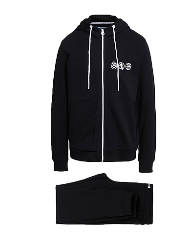 BIKKEMBERGS Tuta Sportiva Nero 95% Cotone, 5% Elastan
