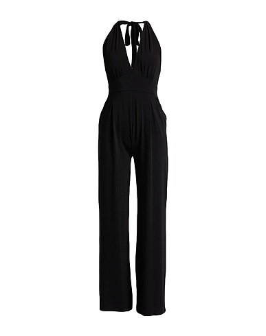 MAX MARA Jumpsuits and Overalls Black 95% Viscose, 5% Elastane