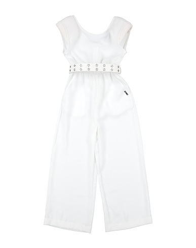 MONNALISA Kids’ jumpsuit TUTA LUNGA CADY LEGGERO
BIANCO 100% Polyester