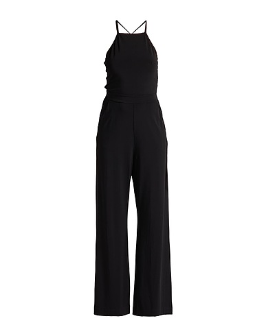 MAX MARA Jumpsuits and Overalls BEACHWEAR Black 95% Viscose, 5% Elastane