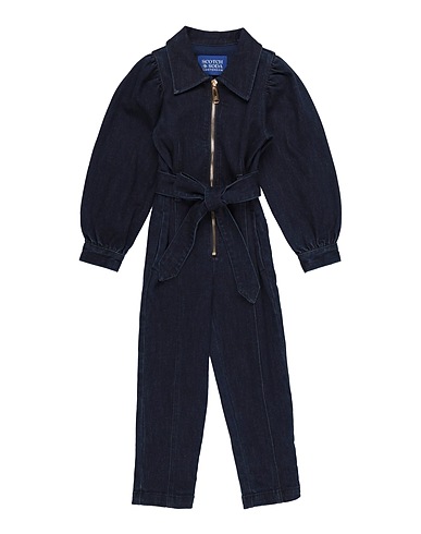 SCOTCH R'BELLE Kids’ jumpsuit Blue 98% Cotton, 2% Elastane