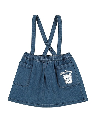 MOSCHINO BABY Salopette Bambini Blu 99% Cotone, 1% Elastan