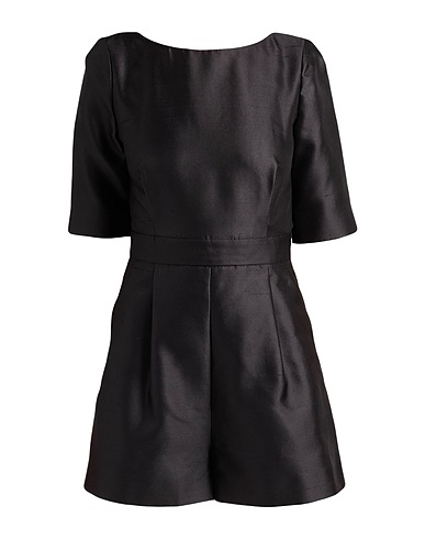 MAX MARA Jumpsuits and Dungarees Black 56% Silk, 44% Giza 45 Cotton