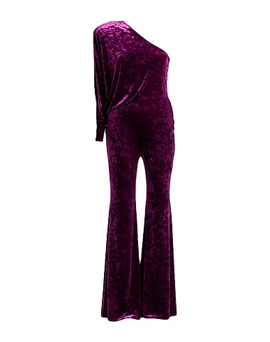 ALEXANDRE VAUTHIER Jumpsuits and Dungarees Plum 90% Polyester, 10% Elastane