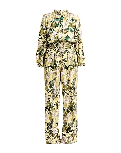 CONNOR & BLAKE Jumpsuits and Dungarees Pastel yellow 100% Viscose