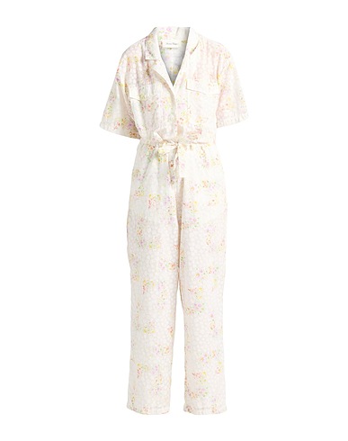 AMERICAN VINTAGE Jumpsuits and Dungarees White 66% Polyester, 34% Cotton