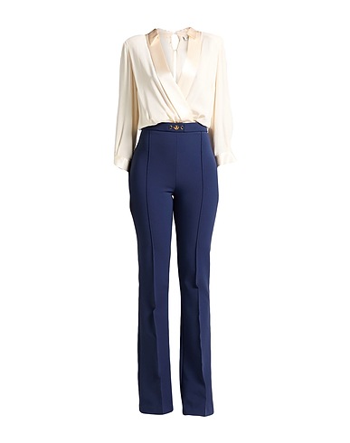 ELISABETTA FRANCHI Jumpsuits and Dungarees ESSENTIAL Ivory 100% Viscose