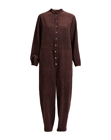 8PM Jumpsuits and Dungarees Chocolate brown 85% Polyester, 12% Nylon, 3% Elastane