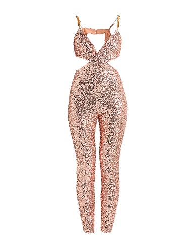 ELISABETTA FRANCHI Jumpsuits and Dungarees Blush 78% Polyamide, 22% Elastane