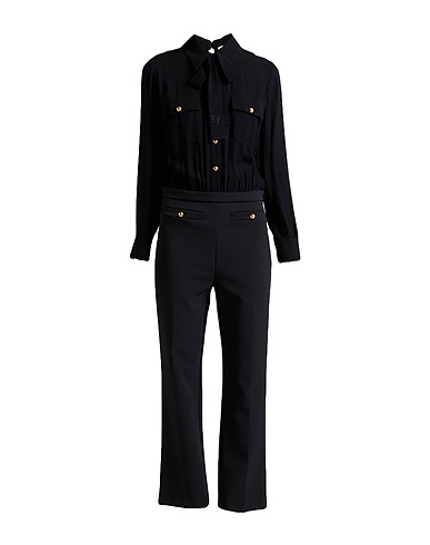 ELISABETTA FRANCHI Jumpsuits and Dungarees Black 100% Viscose