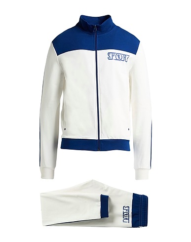BIKKEMBERGS Tracksuit Blue 95% Cotton, 5% Elastane