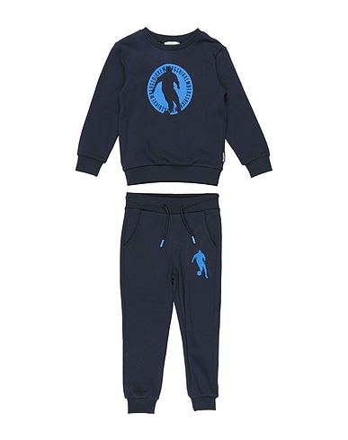 BIKKEMBERGS Sportanzug Marineblau 100% Baumwolle