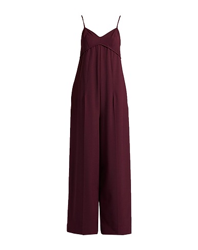 ALYSI Jumpsuits CHOCOLAT 53% Polyester, 43% Virgin Wool, 4% Elastane