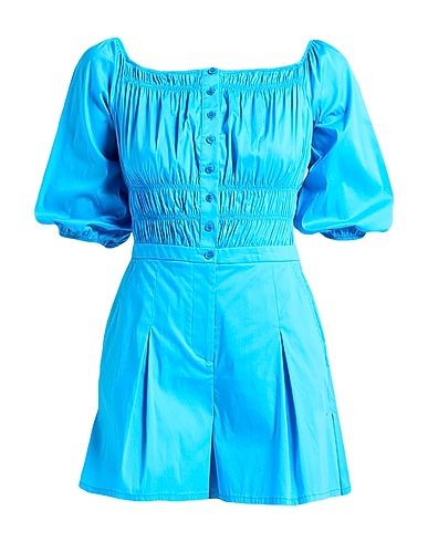 PATRIZIA PEPE Tute e Salopette Azzurro 79% Cotone, 18% Poliammide, 3% Elastan