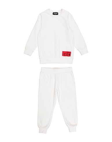 DSQUARED2 Tuta da ginnastica Bianco 95% Cotone, 5% Elastan