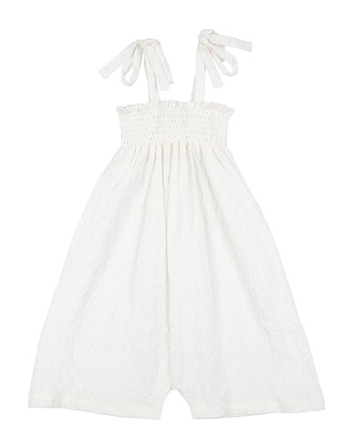 CUCÙ LAB Tracksuits, dungarees and outfits White 98% Cotton, 2% Elastane