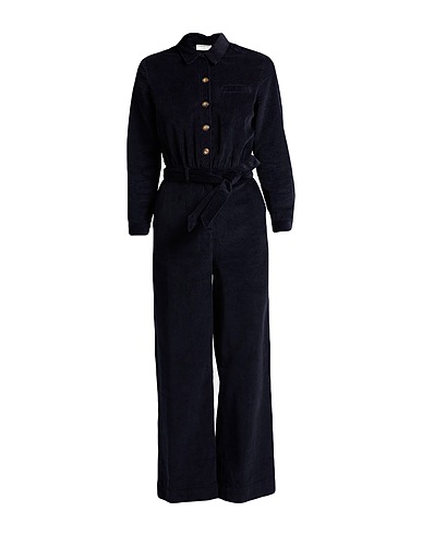 DES PETITS HAUTS Jumpsuits and Dungarees Navy blue 100% Cotton