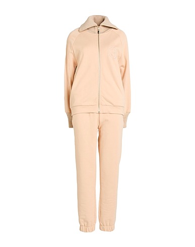TWINSET Tuta Sportiva U&B Beige 100% Cotone, Poliestere, Acrilico, Lana