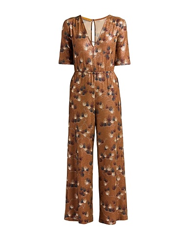 SIYU Jumpsuits and Dungarees Copper 91% Polyamide, 5% Elastane, 4% Metallic fiber