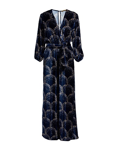 SIYU Jumpsuits and Dungarees Navy blue 82% Viscose, 18% Silk