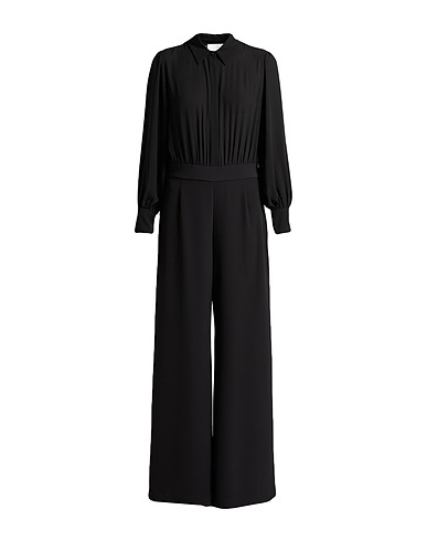 SOALLURE Jumpsuits and Dungarees Black 96% Polyester, 4% Elastane