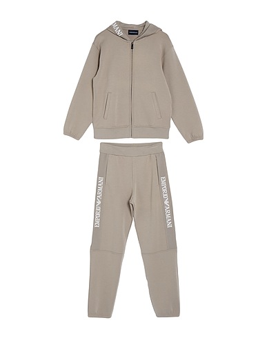 EMPORIO ARMANI Tuta da ginnastica Khaki 76% Cotone, 18% Poliestere, 6% Elastan
