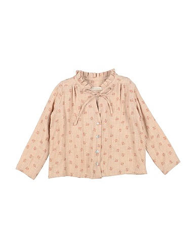 IL CIRCO DI OLIVIA Patterned shirts & blouses Beige 100% Cotton