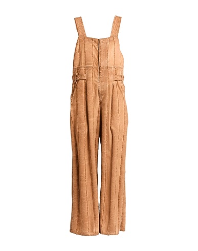 UMA WANG Denim dungaree Sand 100% Cotton