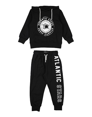 ATLANTIC STARS Tracksuit Black 100% Cotton
