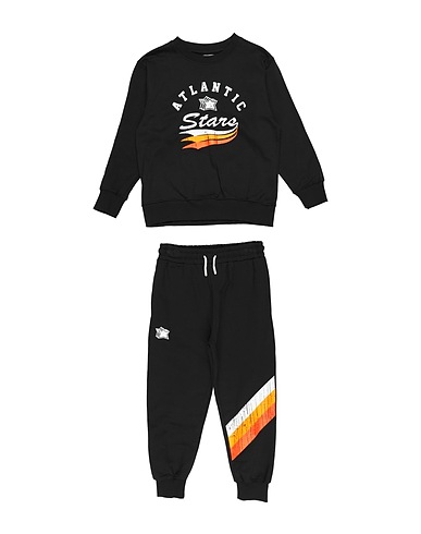 ATLANTIC STARS Tuta da ginnastica Nero 100% Cotone