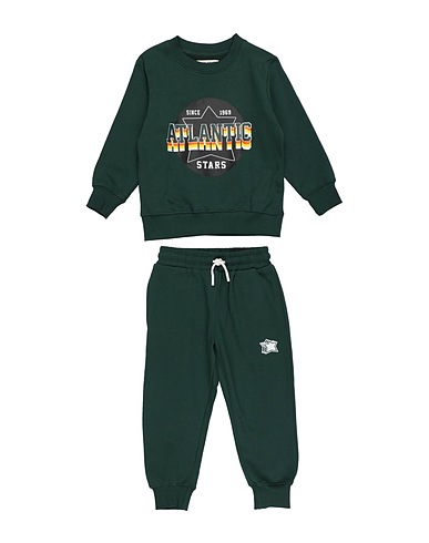 ATLANTIC STARS Tracksuit Dark green 100% Cotton