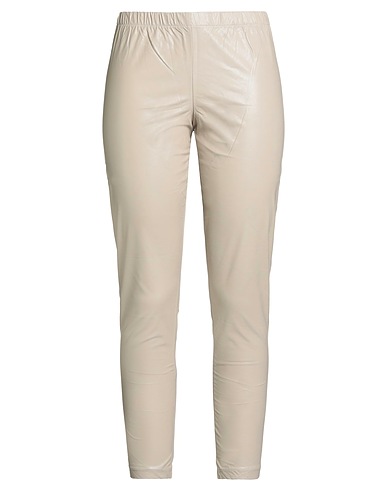 ORIANA Casual trouser Beige 65% Viscose, 30% Polyamide, 5% Elastane