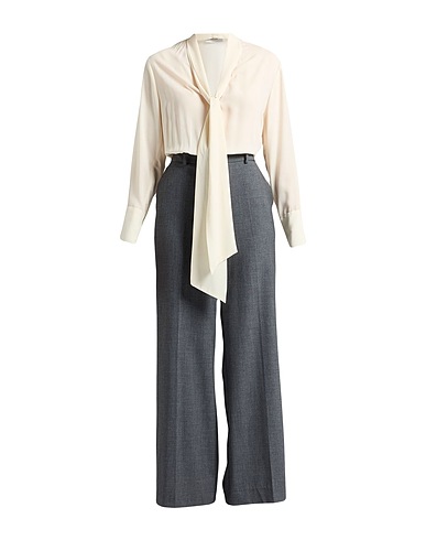 KAOS Jumpsuits and Dungarees Grey 68% Polyester, 28% Viscose, 4% Elastane