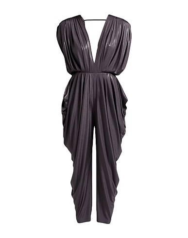 NORMA KAMALI Jumpsuits and Dungarees Charcoal 95% Polyester, 5% Elastane