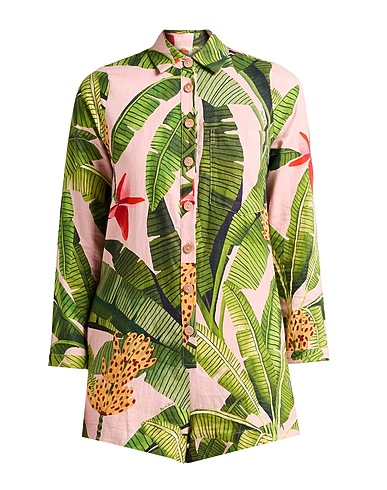 FARM RIO Playsuits 55% Linen, 45% Viscose