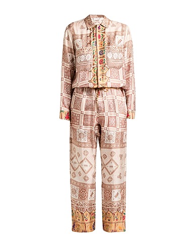 PIERRE-LOUIS MASCIA Jumpsuits and Dungarees Ivory 100% Silk