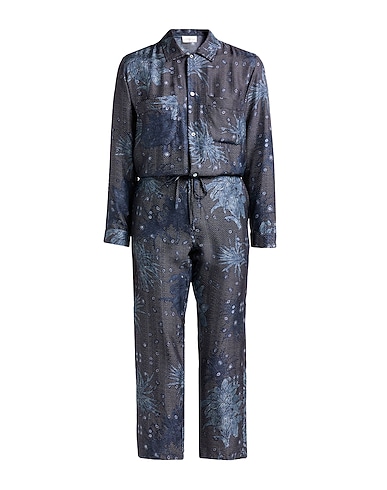 PIERRE-LOUIS MASCIA Jumpsuits and Dungarees Midnight blue 100% Silk
