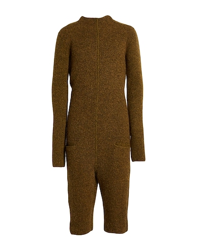 RICK OWENS Jumpsuits and Dungarees Mustard 100% Virgin Wool