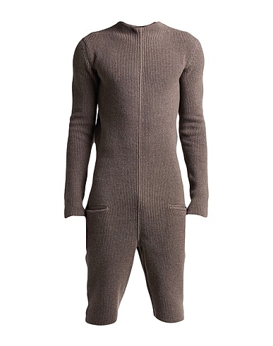 RICK OWENS Jumpsuits and Dungarees Khaki 97% Cashmere, 3% Wool