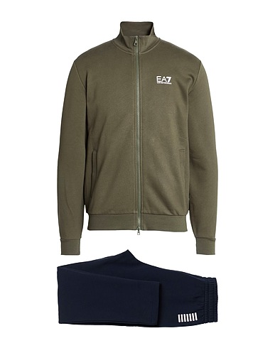 EA7 Athletic outfit Military green 85% Cotton, 15% Polyester