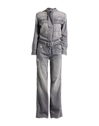 PINKO Denim dungaree Black 82% Cotton, 18% Lyocell