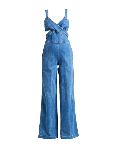 LIU •JO Denim dungaree Blue 88% Cotton, 8% Polyester, 4% Elastane