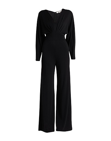 DIANE VON FURSTENBERG Jumpsuits and Dungarees Black 72% Lyocell, 28% Wool