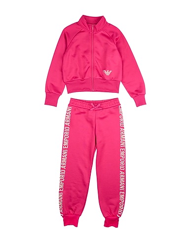 EMPORIO ARMANI Tracksuit Fuchsia 57% Polyester, 43% Cotton, Elastane